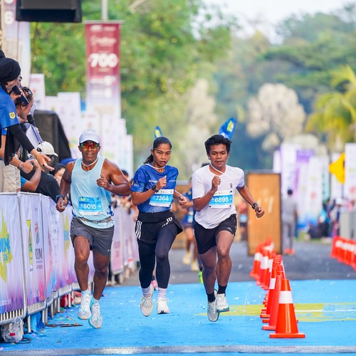 Race photo from BOGORUN 2026