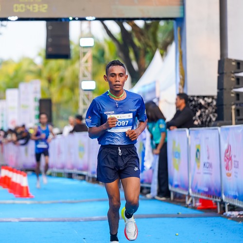 Race photo from BOGORUN 2026