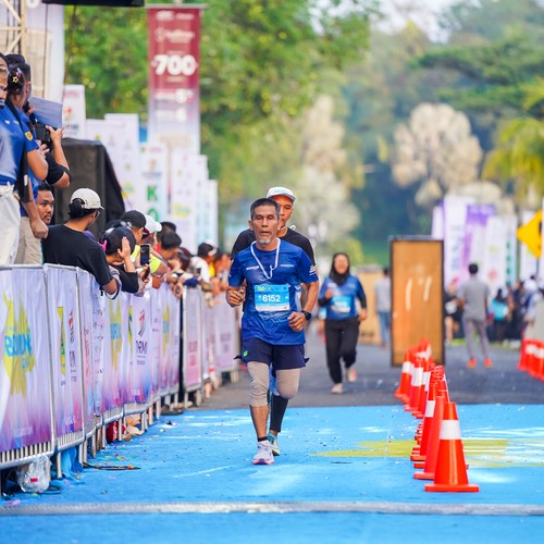 Race photo from BOGORUN 2026