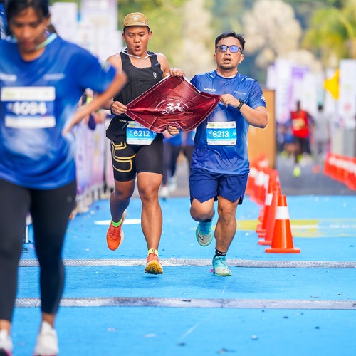 Race photo from BOGORUN 2026