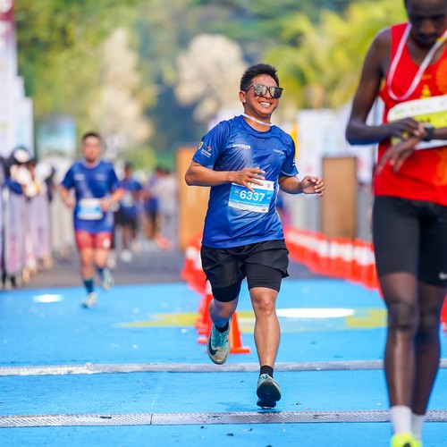 Race photo from BOGORUN 2026