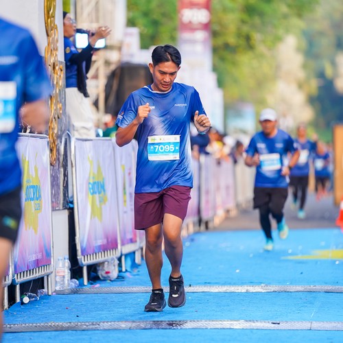 Race photo from BOGORUN 2026