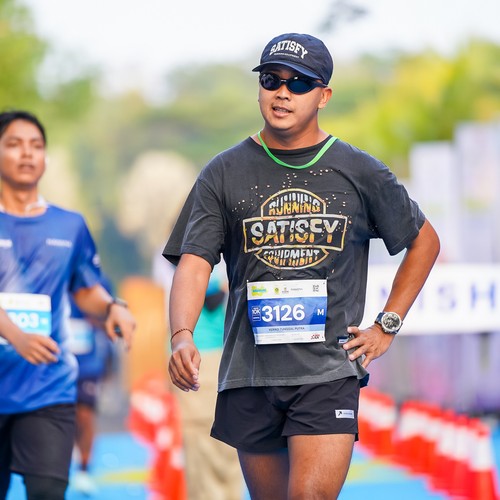 Race photo from BOGORUN 2026