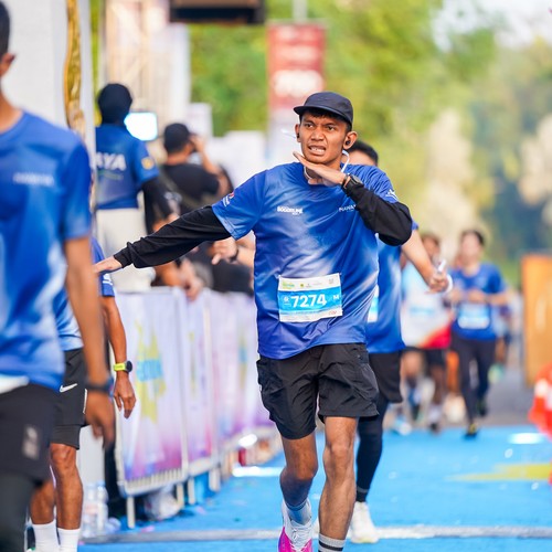 Race photo from BOGORUN 2026