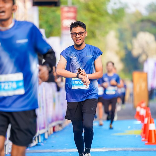Race photo from BOGORUN 2026