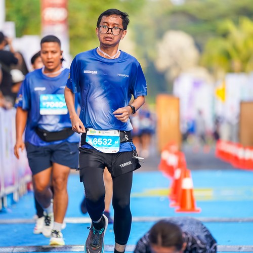 Race photo from BOGORUN 2026