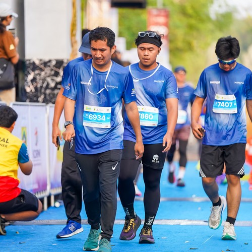Race photo from BOGORUN 2026