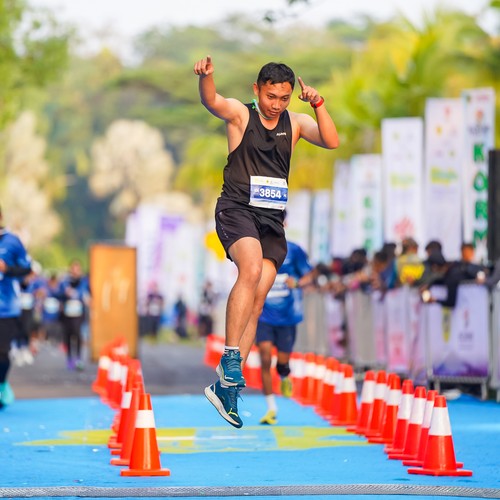 Race photo from BOGORUN 2026