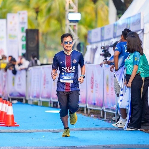 Race photo from BOGORUN 2026