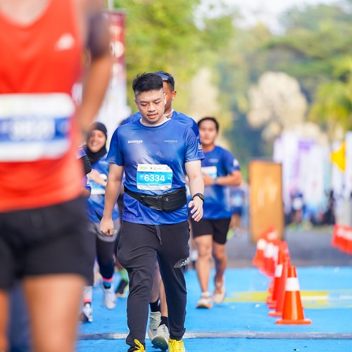 Race photo from BOGORUN 2026