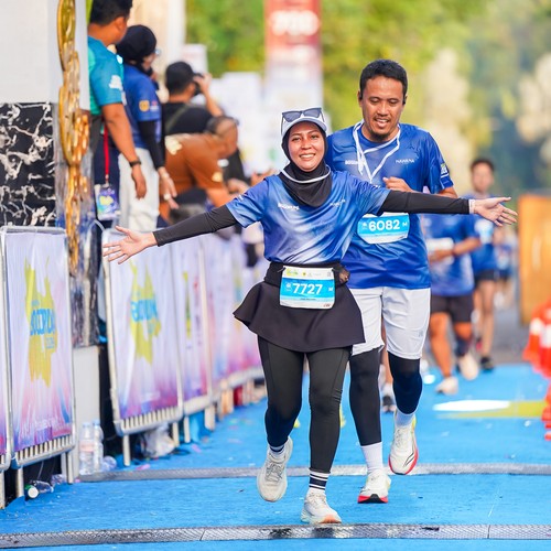 Race photo from BOGORUN 2026