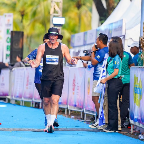 Race photo from BOGORUN 2026