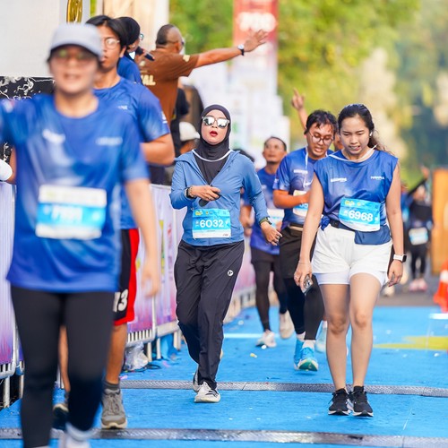 Race photo from BOGORUN 2026