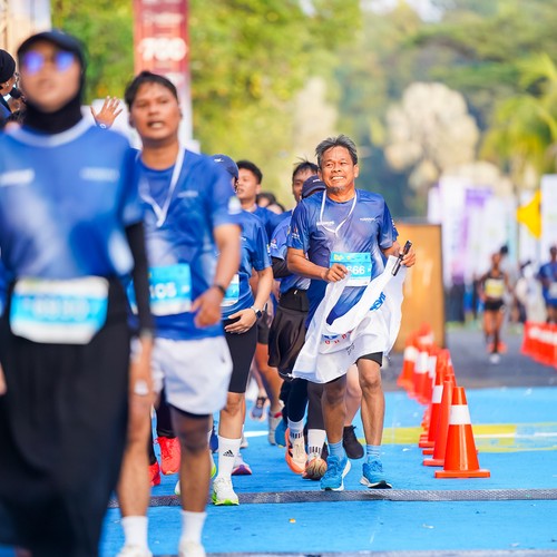 Race photo from BOGORUN 2026