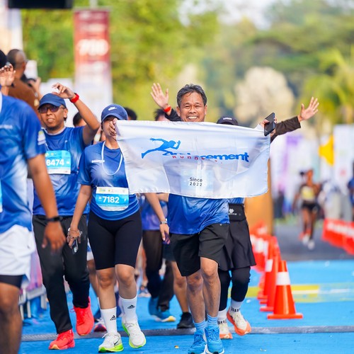 Race photo from BOGORUN 2026