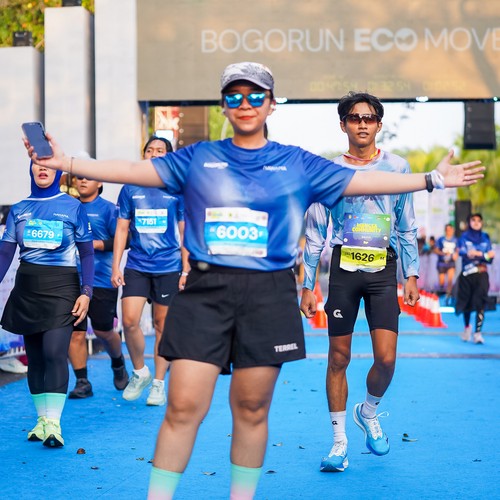 Race photo from BOGORUN 2026
