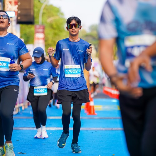 Race photo from BOGORUN 2026