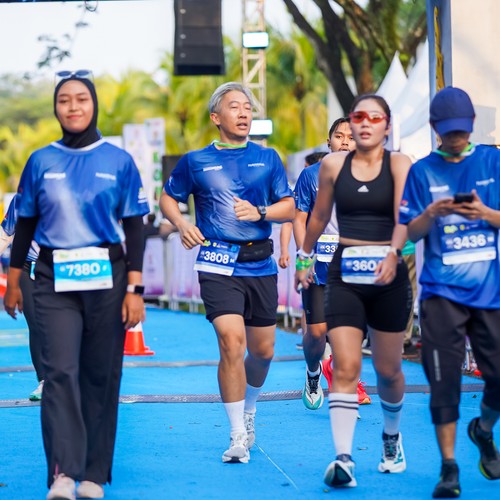 Race photo from BOGORUN 2026
