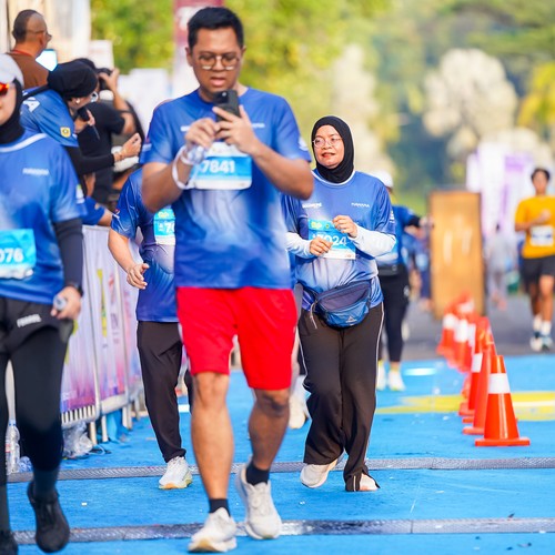 Race photo from BOGORUN 2026