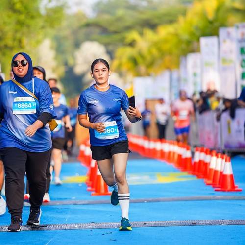 Race photo from BOGORUN 2026