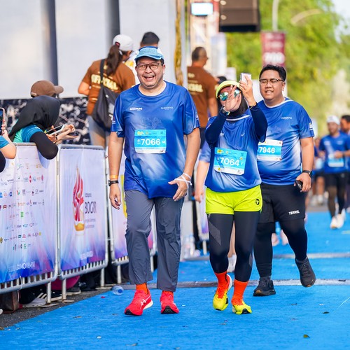 Race photo from BOGORUN 2026