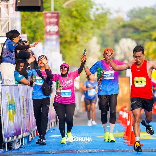 Race photo from BOGORUN 2026