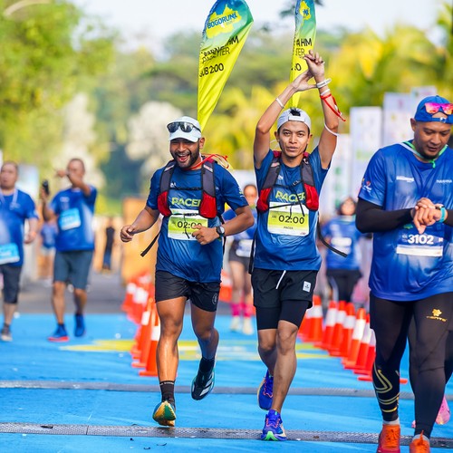 Race photo from BOGORUN 2026