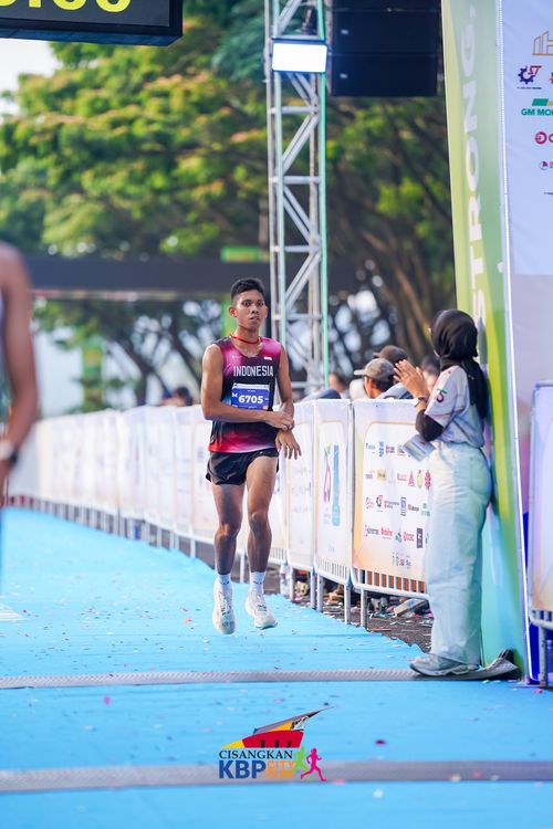 Race photo from CISANGKAN KBP CITY RUN 2025