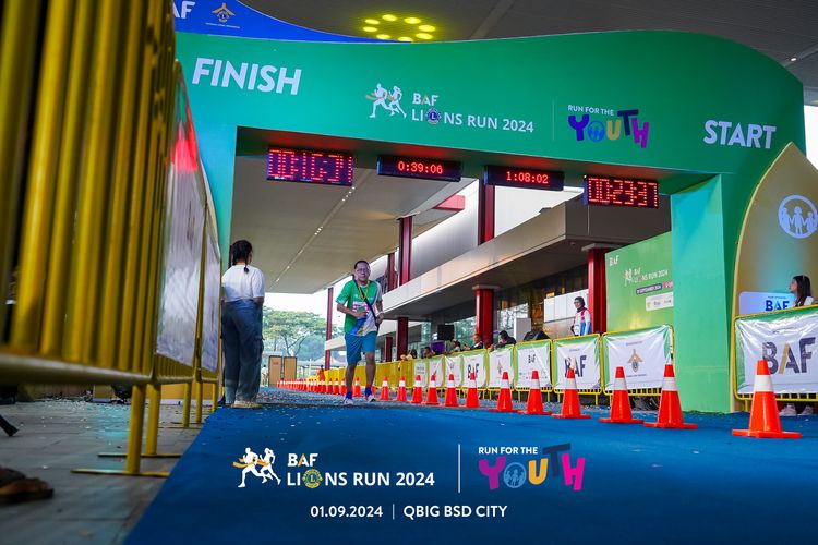Race photo from BAF LIONS RUN 2024