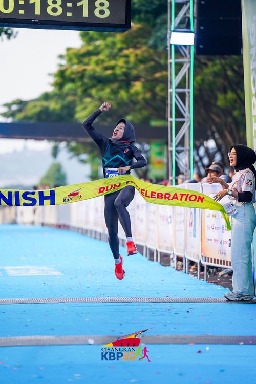 Race photo from CISANGKAN KBP CITY RUN 2025