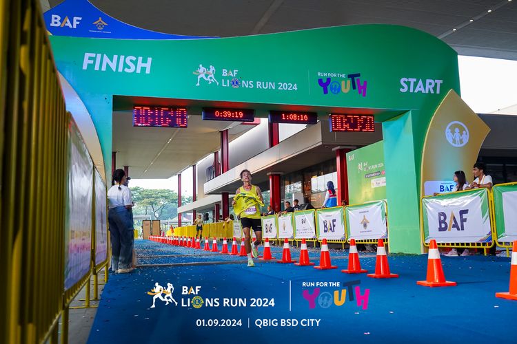 Race photo from BAF LIONS RUN 2024
