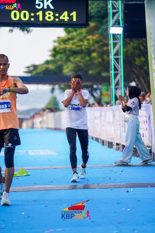 Race photo from CISANGKAN KBP CITY RUN 2025
