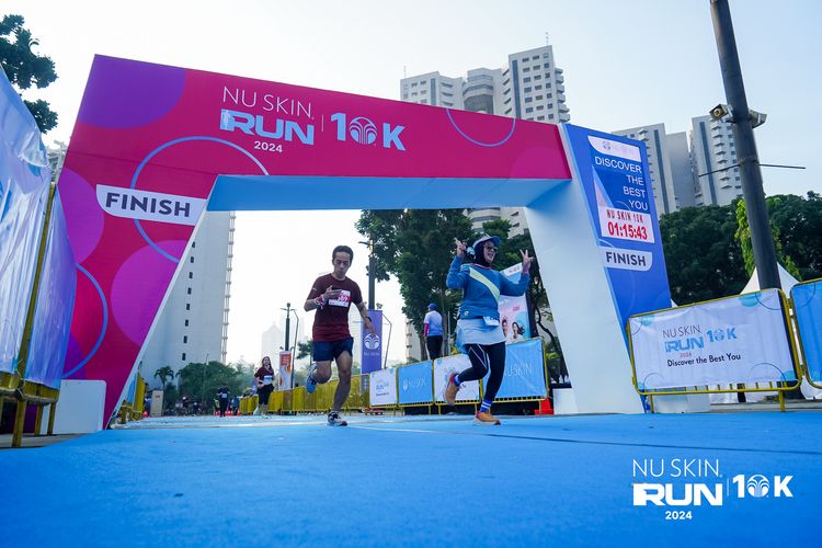 Race photo from Nu Skin Run 10K