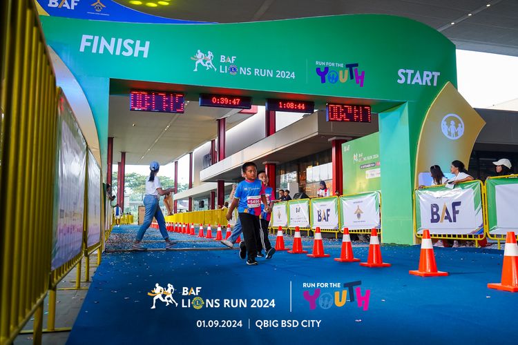 Race photo from BAF LIONS RUN 2024
