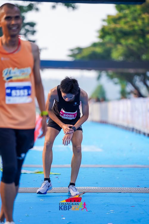 Race photo from CISANGKAN KBP CITY RUN 2025