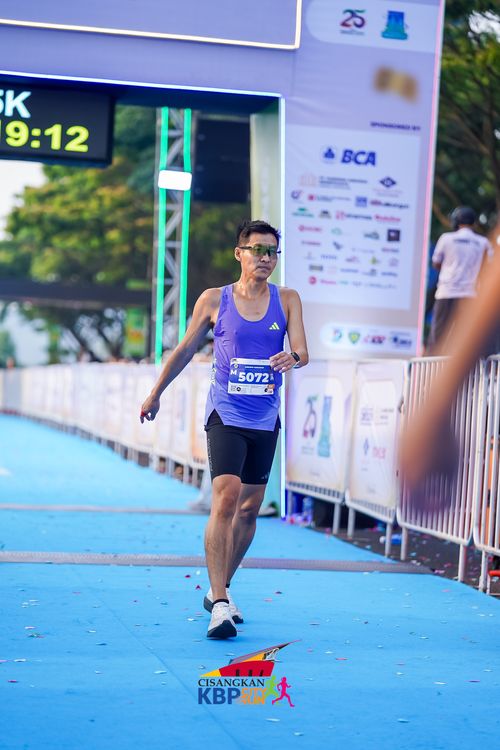 Race photo from CISANGKAN KBP CITY RUN 2025
