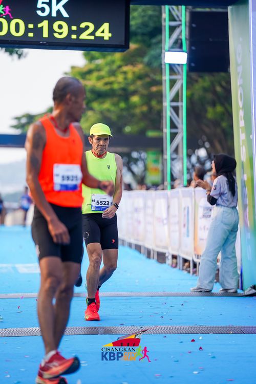 Race photo from CISANGKAN KBP CITY RUN 2025
