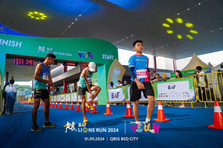 Race photo from BAF LIONS RUN 2024