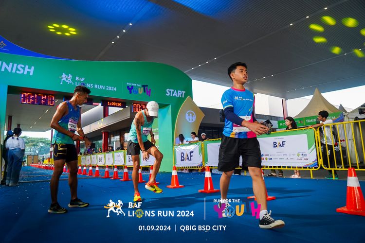 Race photo from BAF LIONS RUN 2024