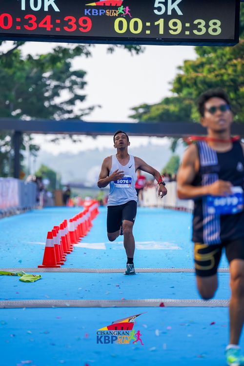 Race photo from CISANGKAN KBP CITY RUN 2025