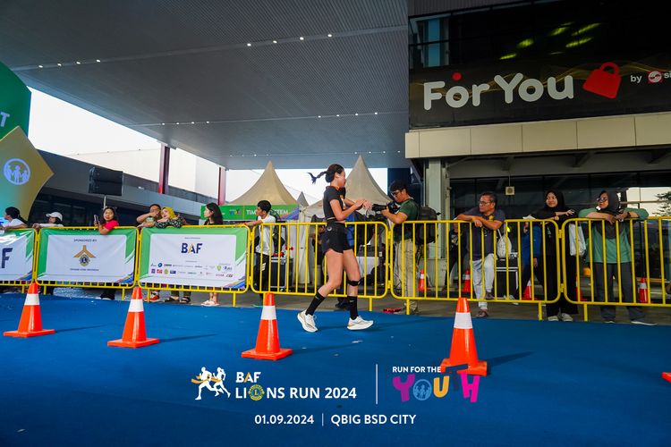 Race photo from BAF LIONS RUN 2024