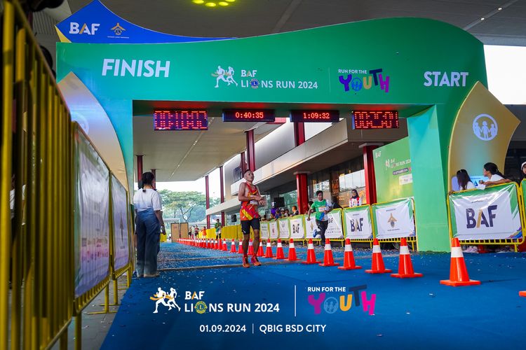 Race photo from BAF LIONS RUN 2024
