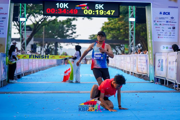 Race photo from CISANGKAN KBP CITY RUN 2025