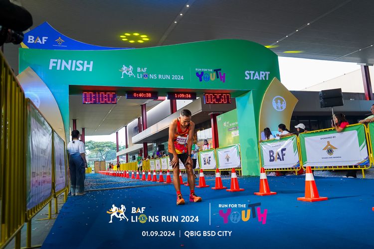 Race photo from BAF LIONS RUN 2024