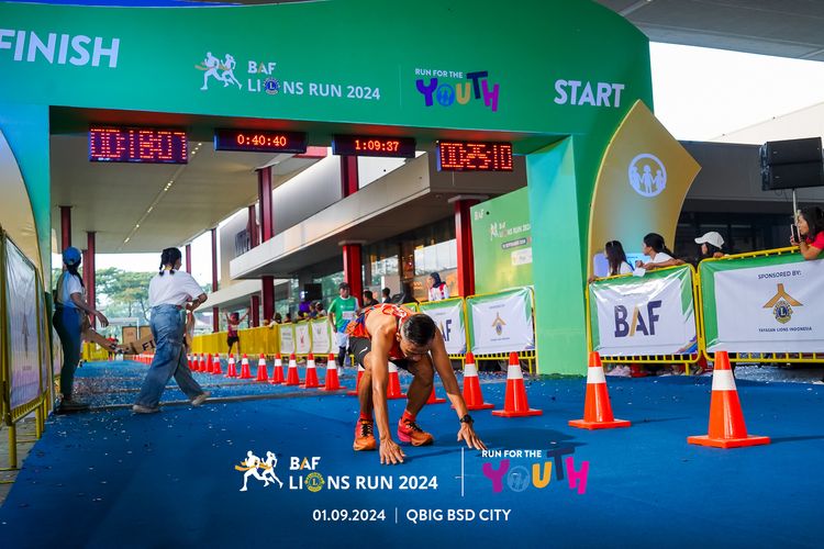 Race photo from BAF LIONS RUN 2024