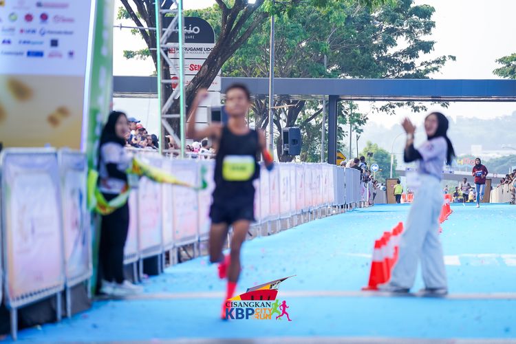 Race photo from CISANGKAN KBP CITY RUN 2025
