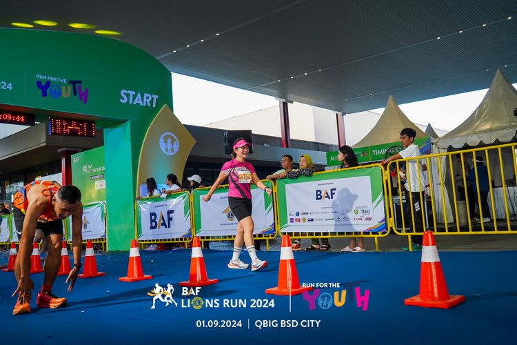 Race photo from BAF LIONS RUN 2024