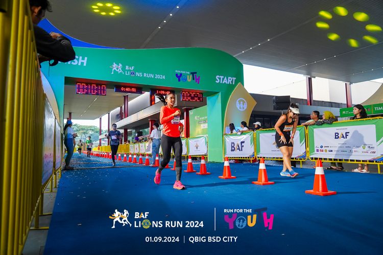 Race photo from BAF LIONS RUN 2024