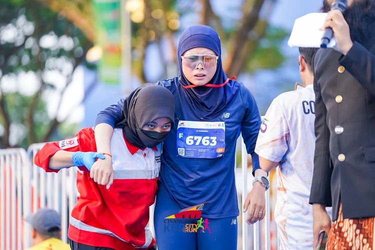 Race photo from CISANGKAN KBP CITY RUN 2025