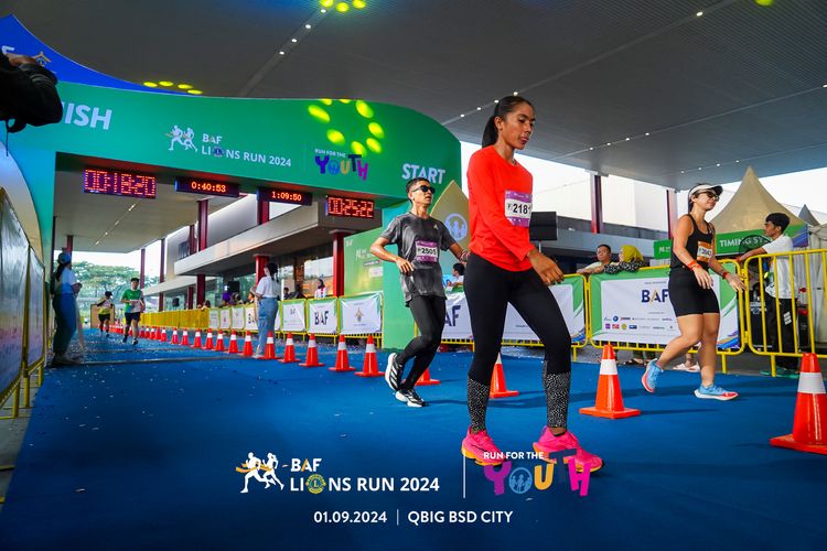Race photo from BAF LIONS RUN 2024